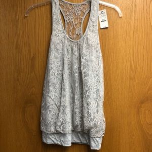 Lace tank top, never worn